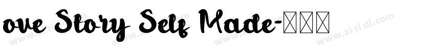 ove Story Self Made字体转换